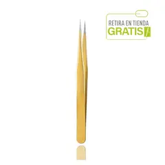 GENERICO - Pinza Recta HRC40 para Pestañas o Manicure