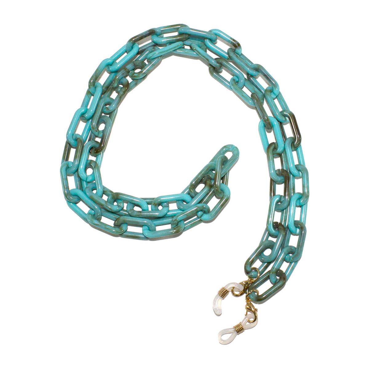 MAILEA - Cadena para anteojos acrílico de mujer verde