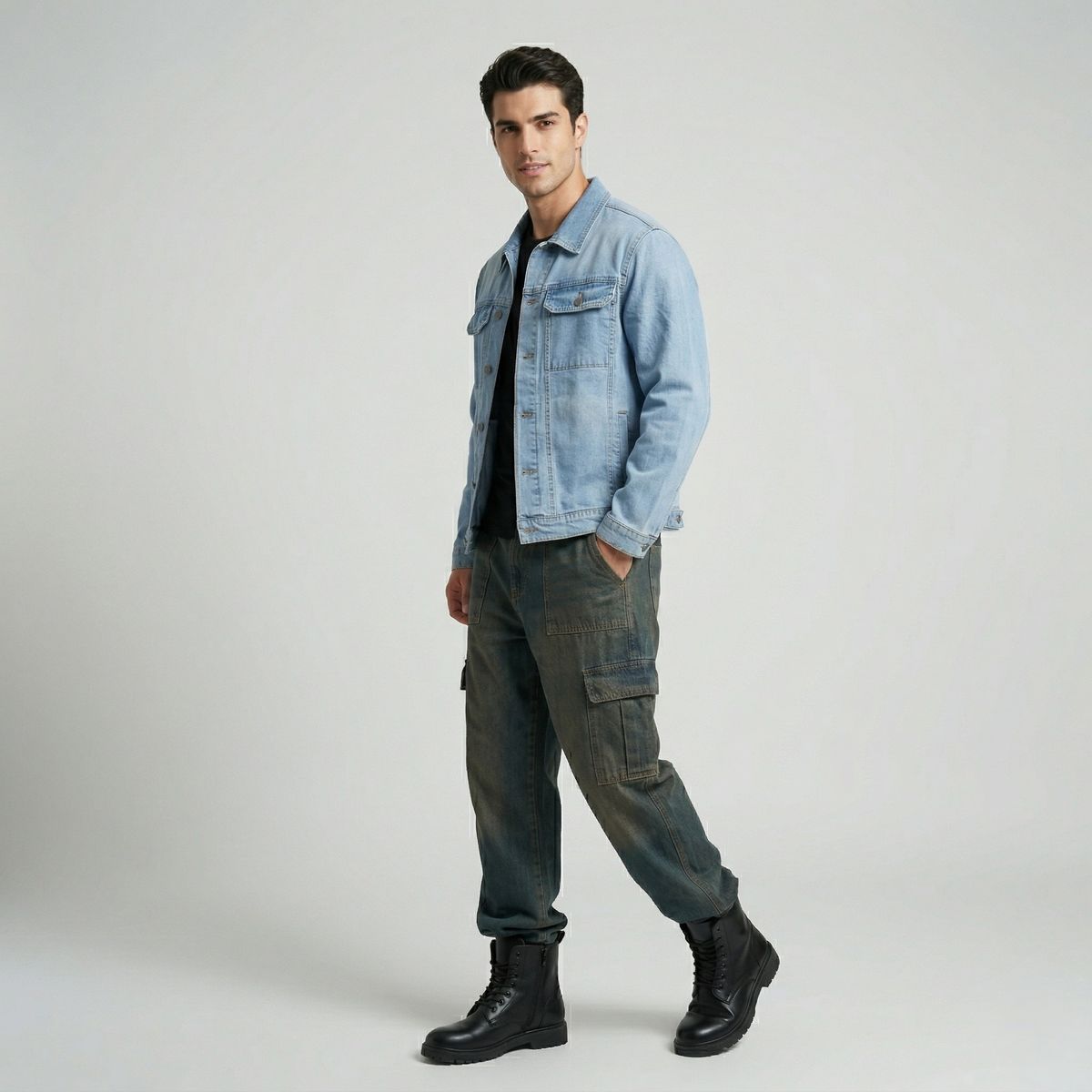 D'JOE - Chaqueta Mezclilla French Hombre