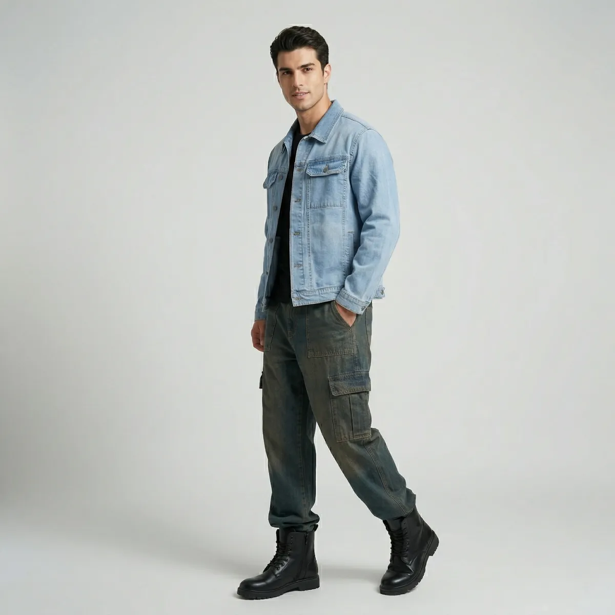 D'JOE - Chaqueta Mezclilla French Hombre
