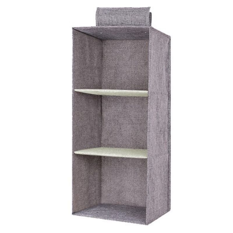 SANTU HOME & DECO - Organizador de Ropa Closet Colgante 3 Divisiones