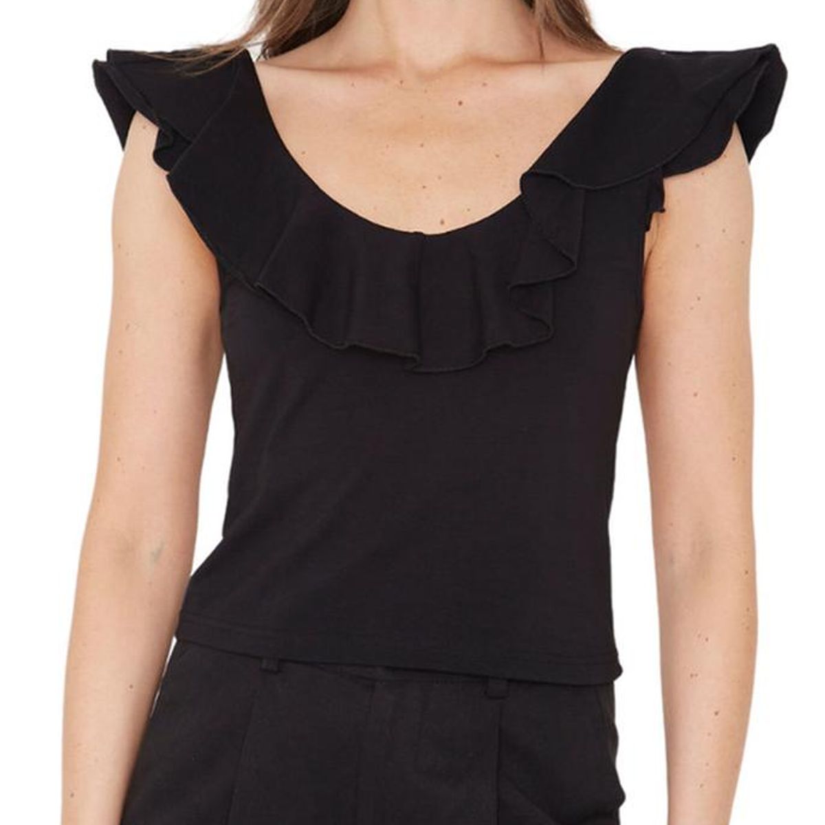 JACINTA TIENDA - Polera Olimpia II negra Jacinta Tienda