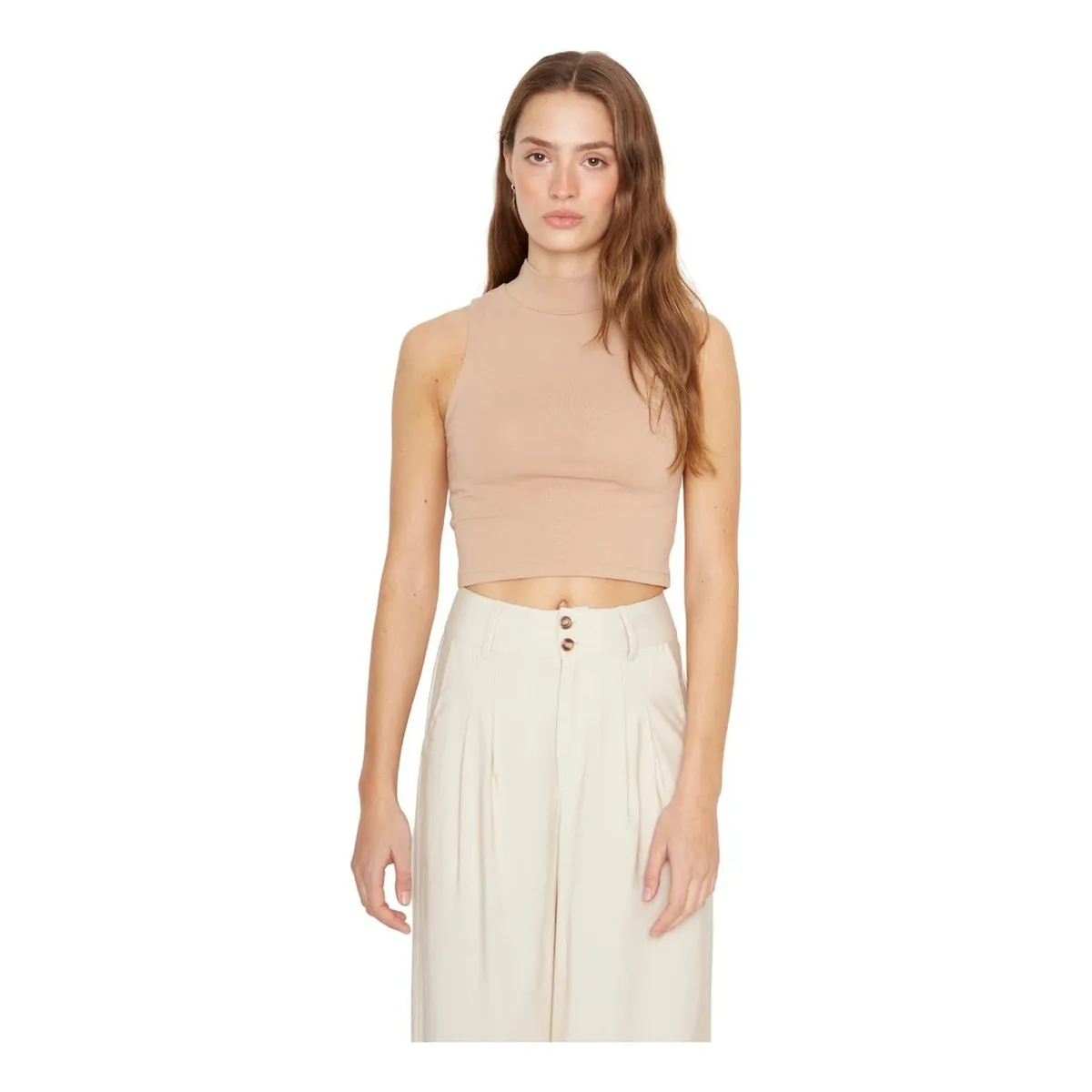 JACINTA TIENDA - Polera Rafa arena Jacinta Tienda