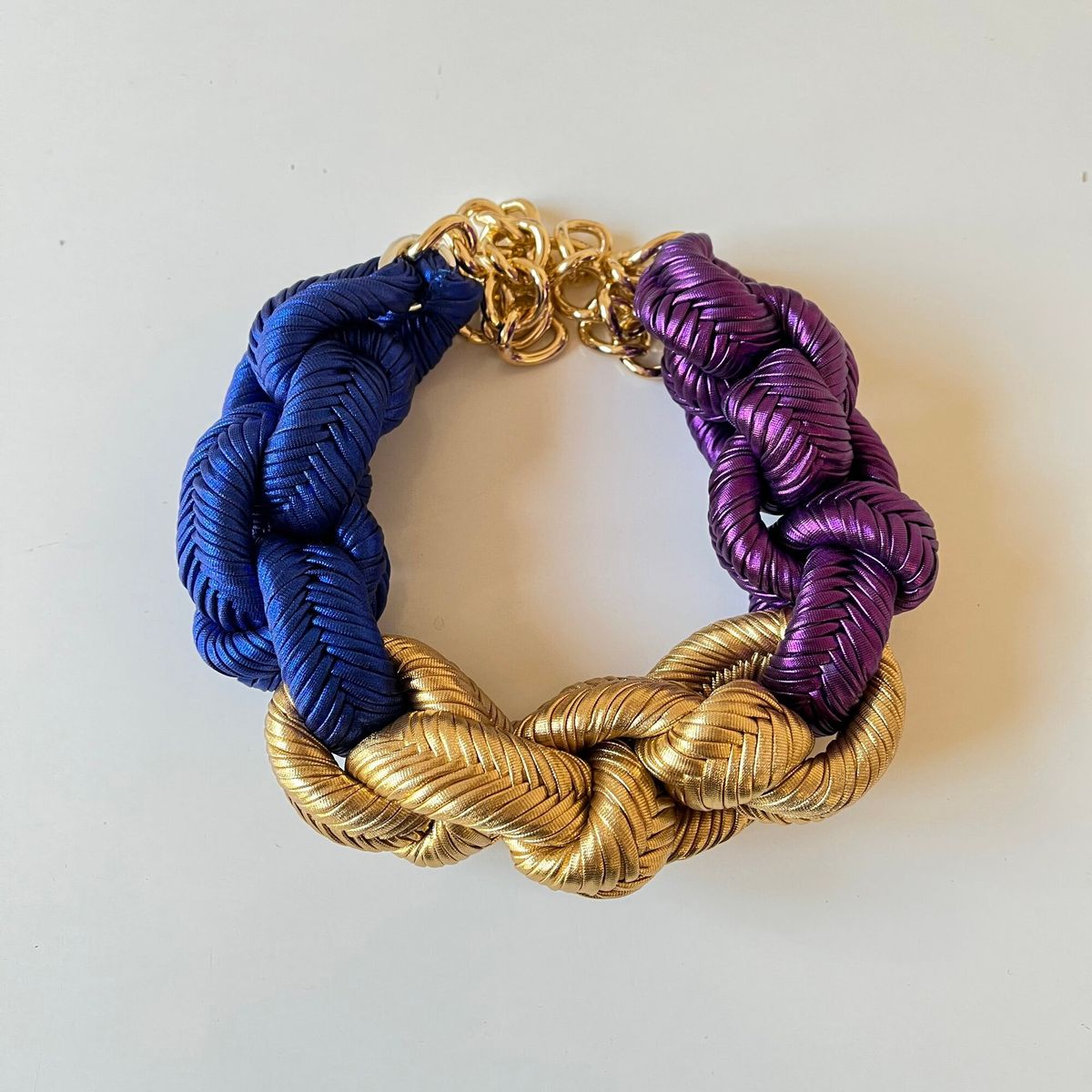 MARIA LA BIYUX - Collar MLB Triada Tricolor