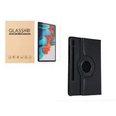 JOIGO - Funda Para Samsung Galaxy S7 Fe S7 Plus S8 Plus Negro Vidrio