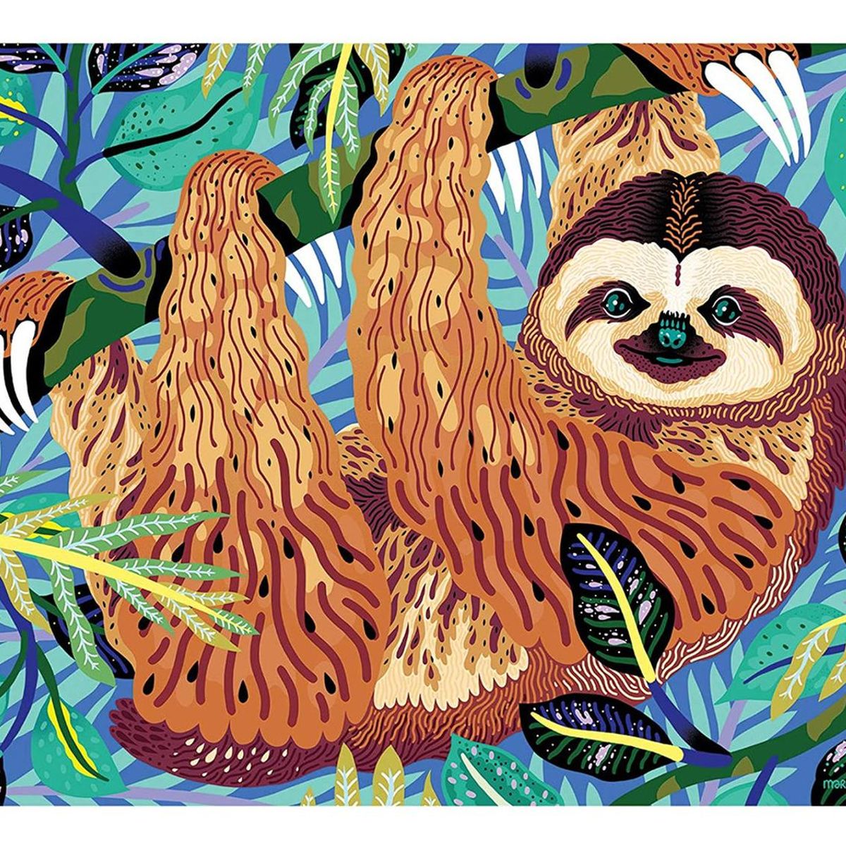 MUDPUPPY - Puzzle 300Pcs Perezoso Pigmeo Peligro De Extinción Mudpuppy