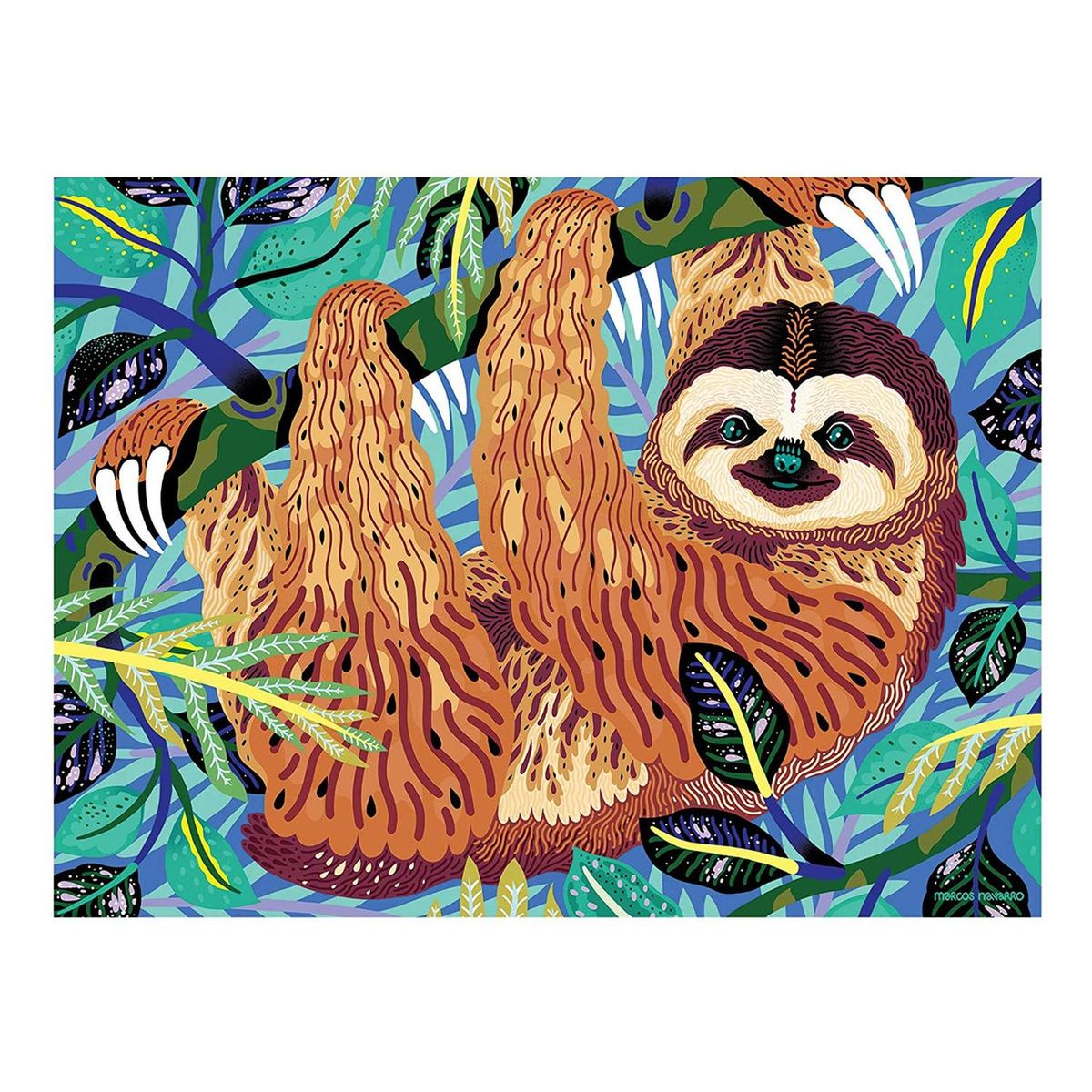 MUDPUPPY - Puzzle 300Pcs Perezoso Pigmeo Peligro De Extinción Mudpuppy