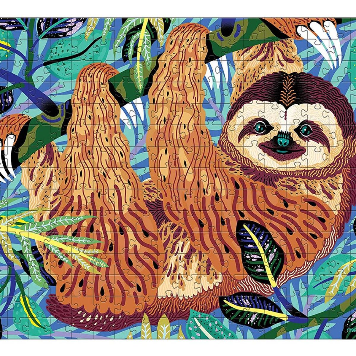 MUDPUPPY - Puzzle 300Pcs Perezoso Pigmeo Peligro De Extinción Mudpuppy