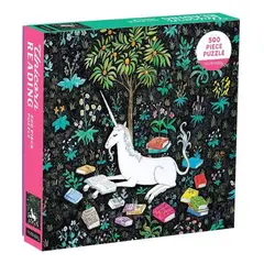 MUDPUPPY - Puzzle 500Pcs Unicornio Leyendo