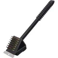 GENERICO - Cepillo Para Limpiar Parrilla Cepillo Raspador Acero 3 En 1