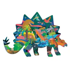 MUDPUPPY - Puzzle 300Pcs Con Forma Dinosaurios