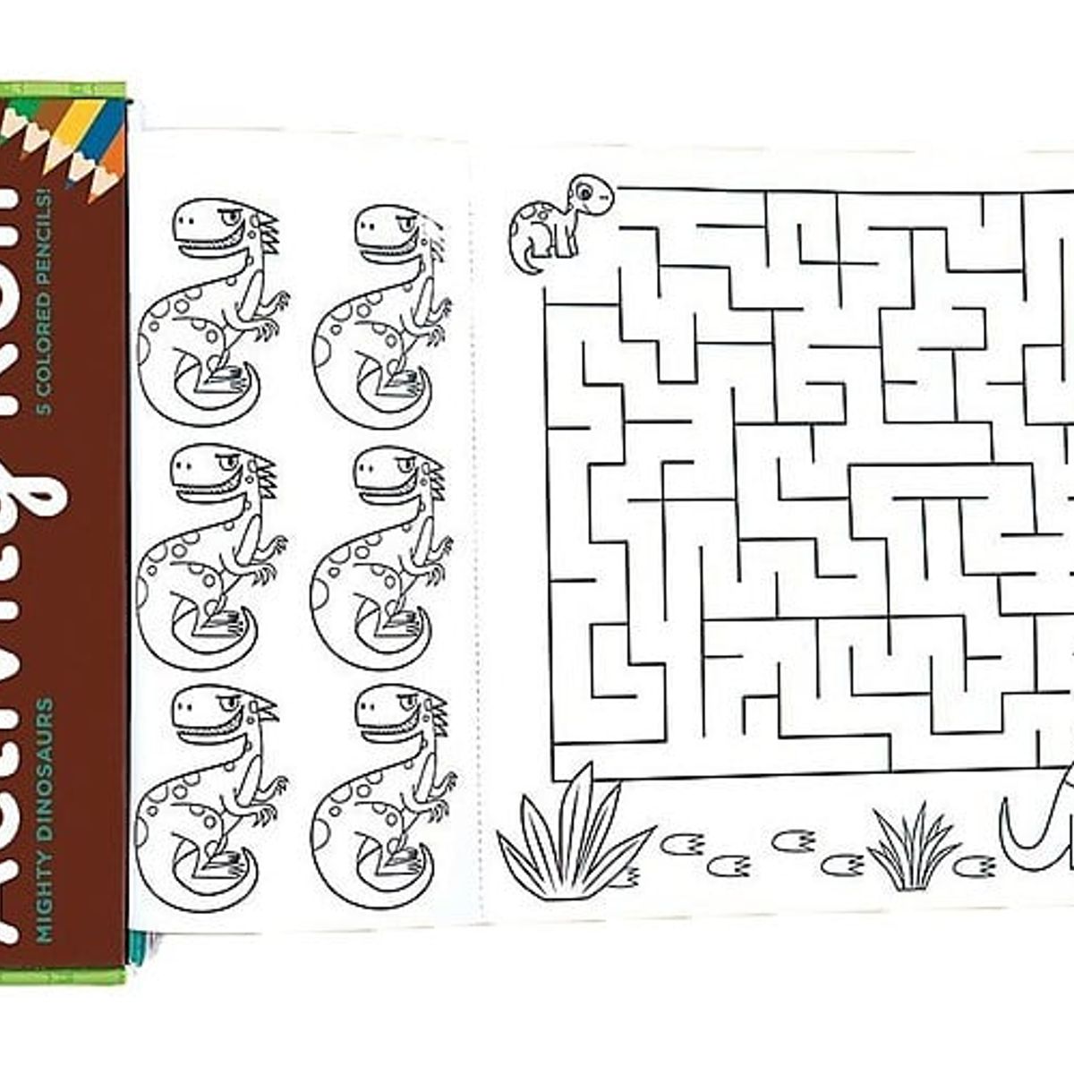 MUDPUPPY - Rollo De Actividades Dinosaurios Mudpuppy