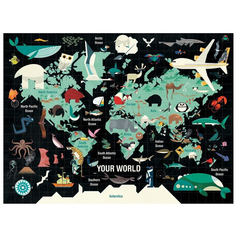 MUDPUPPY - Puzzle 1000Pcs Tu Mundo Mudpuppy