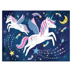 MUDPUPPY - Puzzle 36Pcs En Bolso Unicornios Mágicos