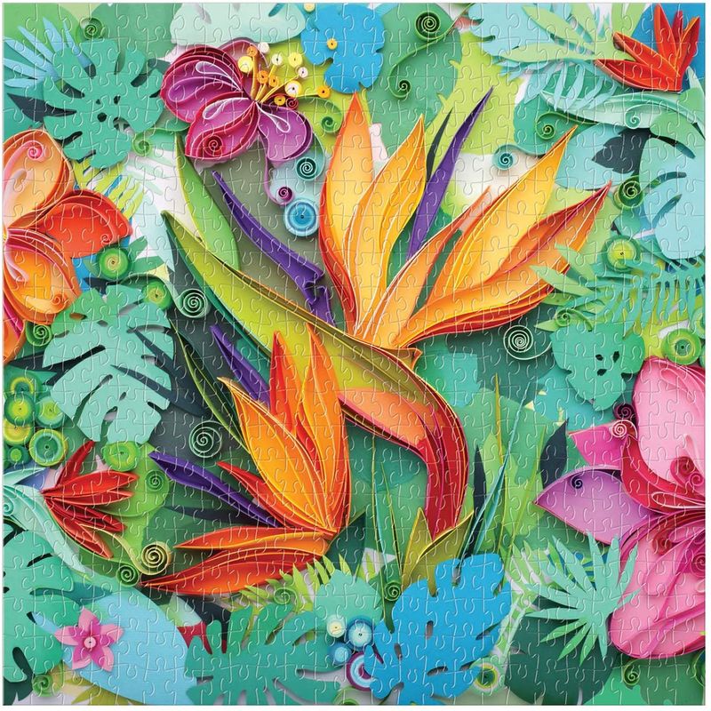 MUDPUPPY - Puzzle 500Pcs Paraiso De Papel Mudpuppy