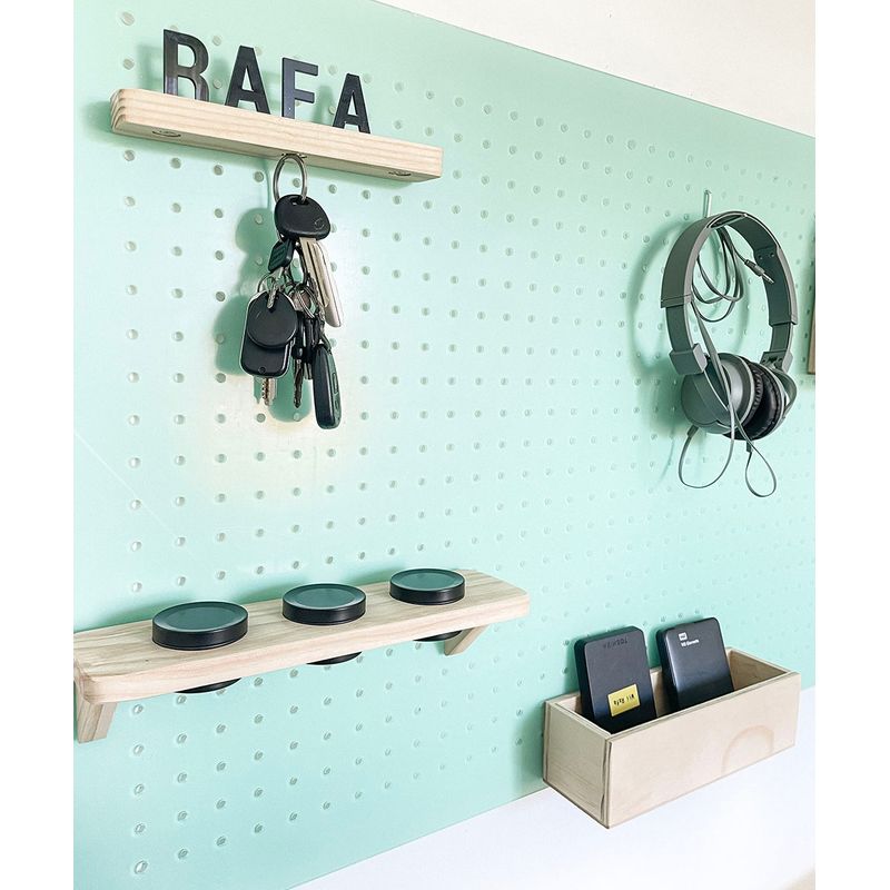 GIROM - Panel organizador de pared acrilico Gardenia 100x60cm
