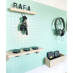 GIROM - Panel organizador de pared acrilico Gardenia 100x60cm