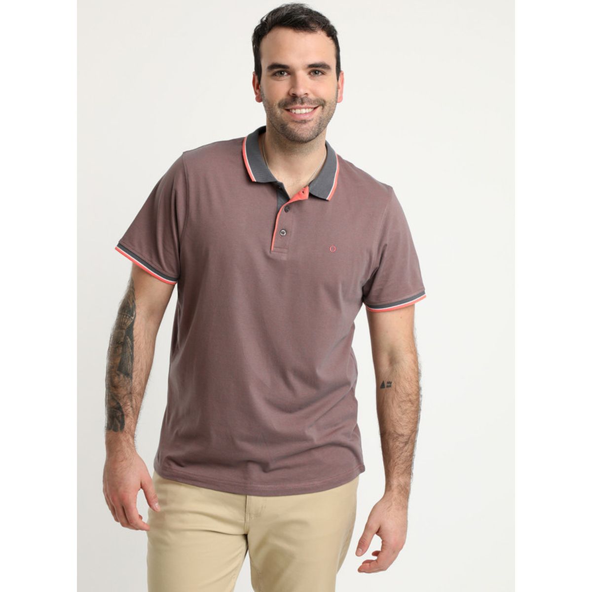 POTROS - Polera Onebyone Rosado Oscuro POTROS