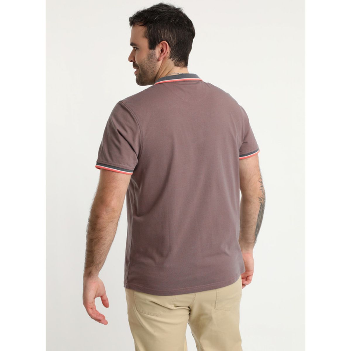 POTROS - Polera Onebyone Rosado Oscuro POTROS