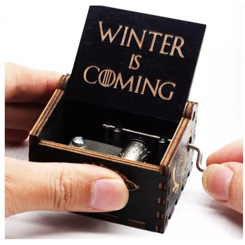 GENERICO - GAME OF THRONES TOW WINTER IS COMING GRABADO EN CONTRATAPA
