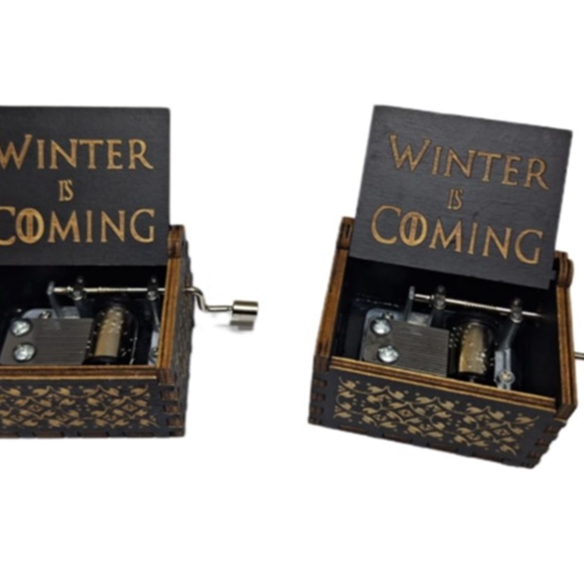 GENERICO - GAME OF THRONES TOW WINTER IS COMING GRABADO EN CONTRATAPA