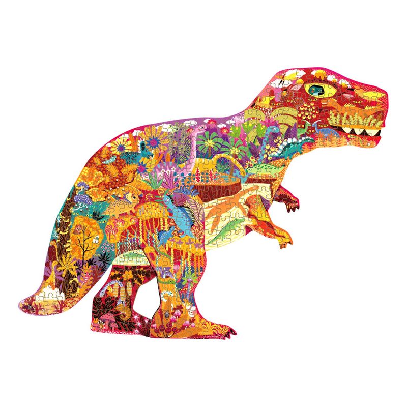 MIDEER - Puzzle 280Pcs Con Forma, Dinosaurios MiDeer