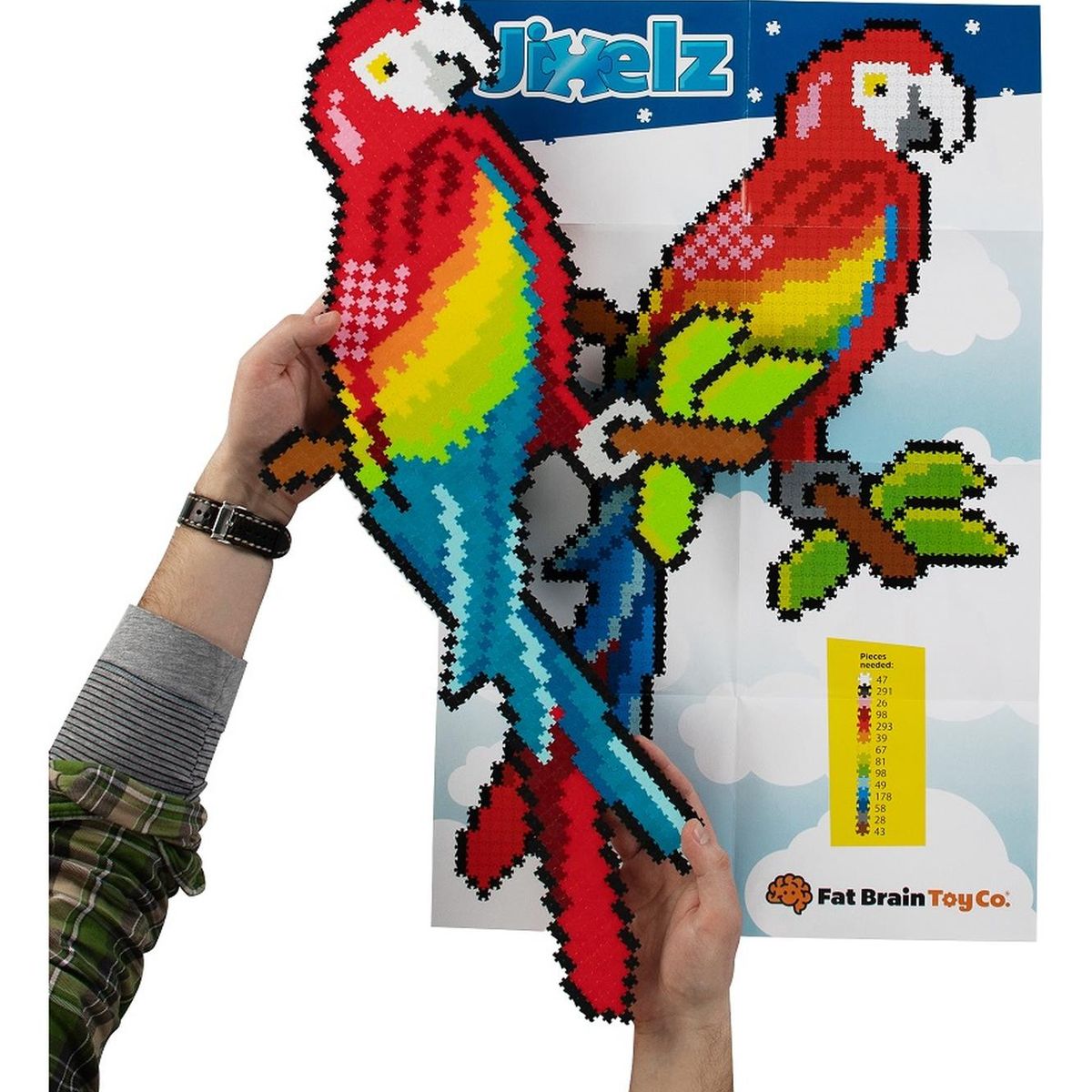 FAT BRAIN TOYS - Jixezl Puzzle De Pixeles 1500 Pc Set FatBrain Toys