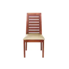 LATAM HOME - Silla Tenerife PU Beige, Madera, 96 cm