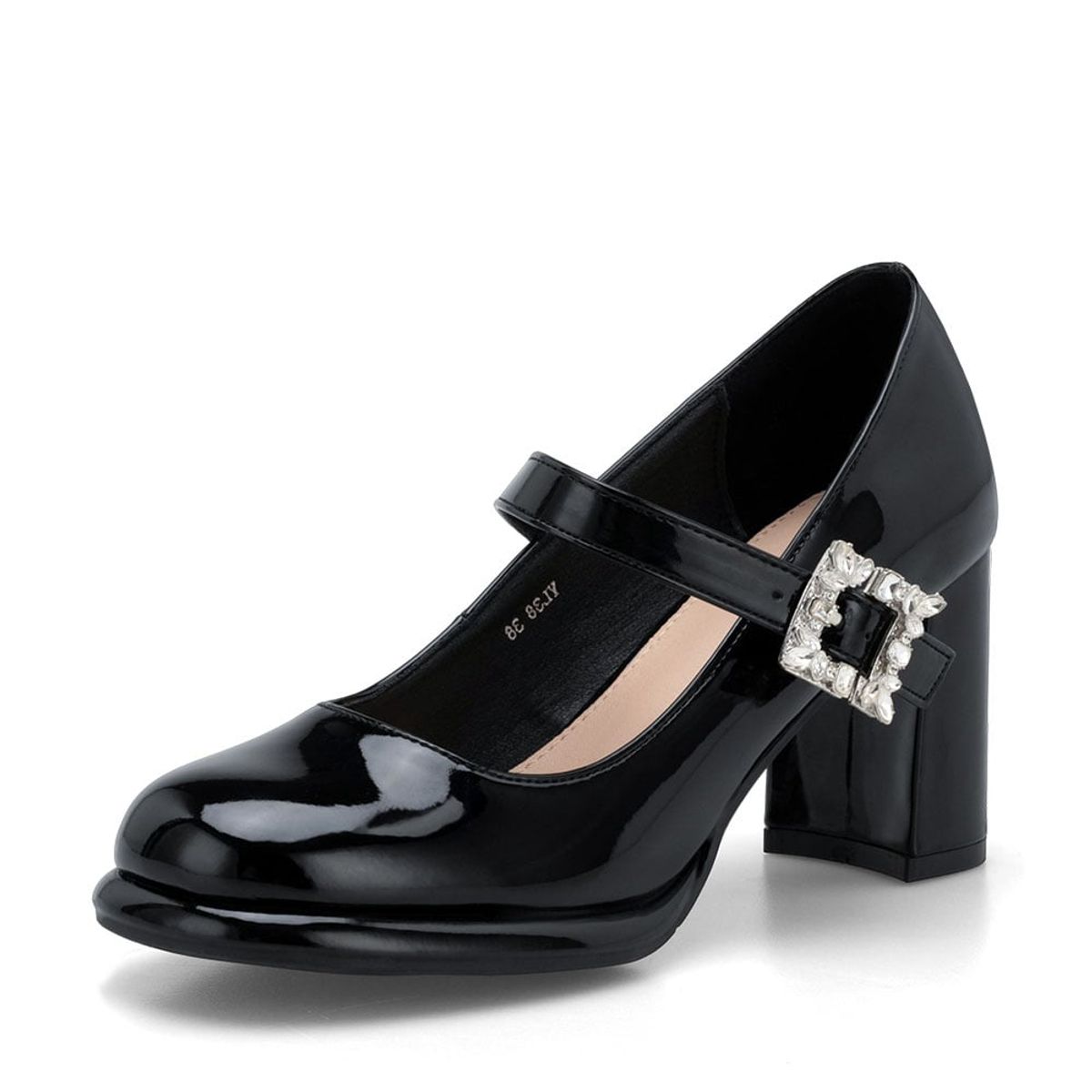 WEIDE - Zapatos Taco Mujer Alma Negro Weide