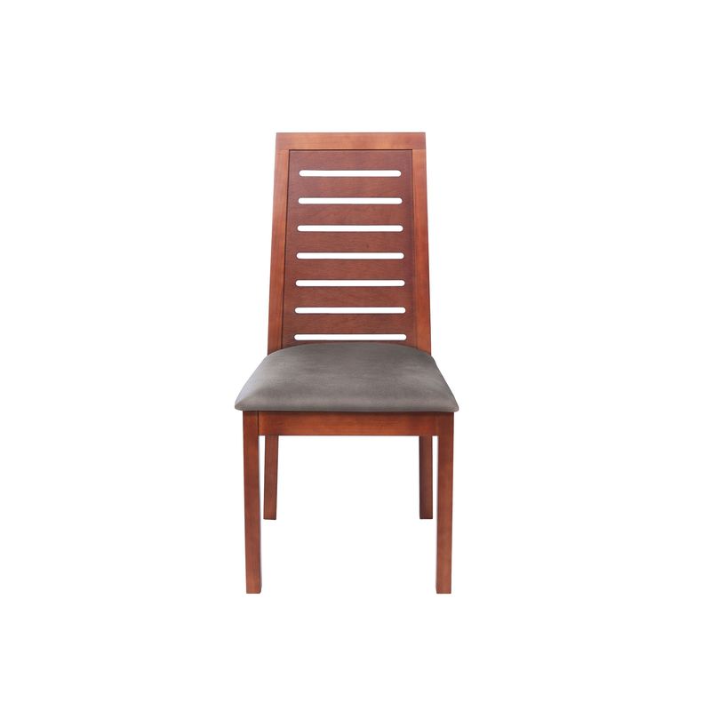 LATAM HOME - SILLA TENERIFE CUERO KENTUCKY GRIS