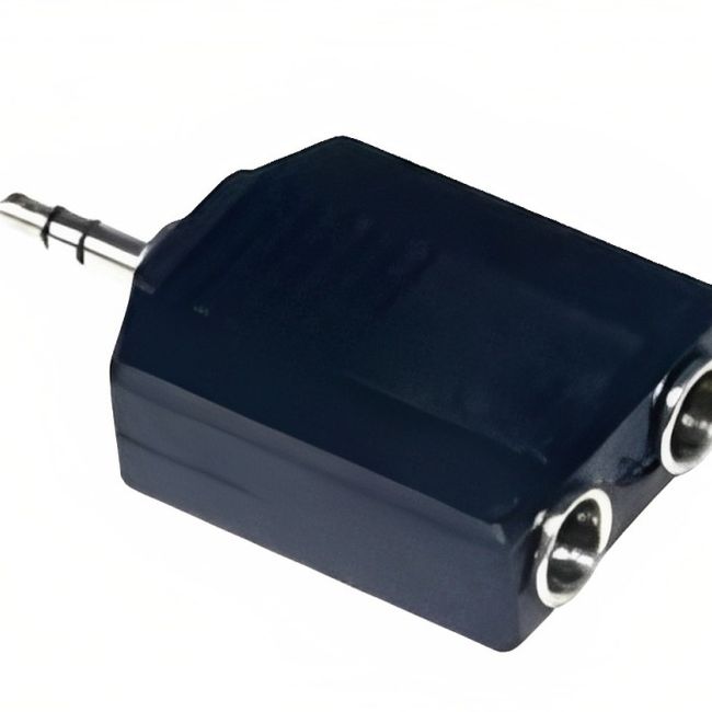 GENERICO - ADAPTADOR Aux 3.5MM MACHO A 2 PLUG HEMBRA