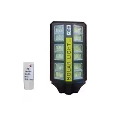 GENERICO - Foco Solar 300w Con Brazo Y 240 Led En 12 Placas