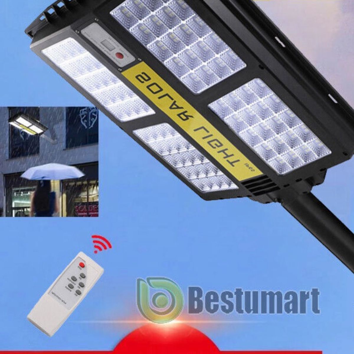 GENERICO - 500W Foco Solar De Calle StreetWalk