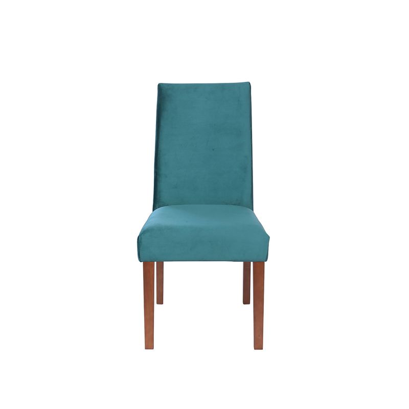 LATAM HOME - SILLA CADIZ  TELA VELVET TURQUESA