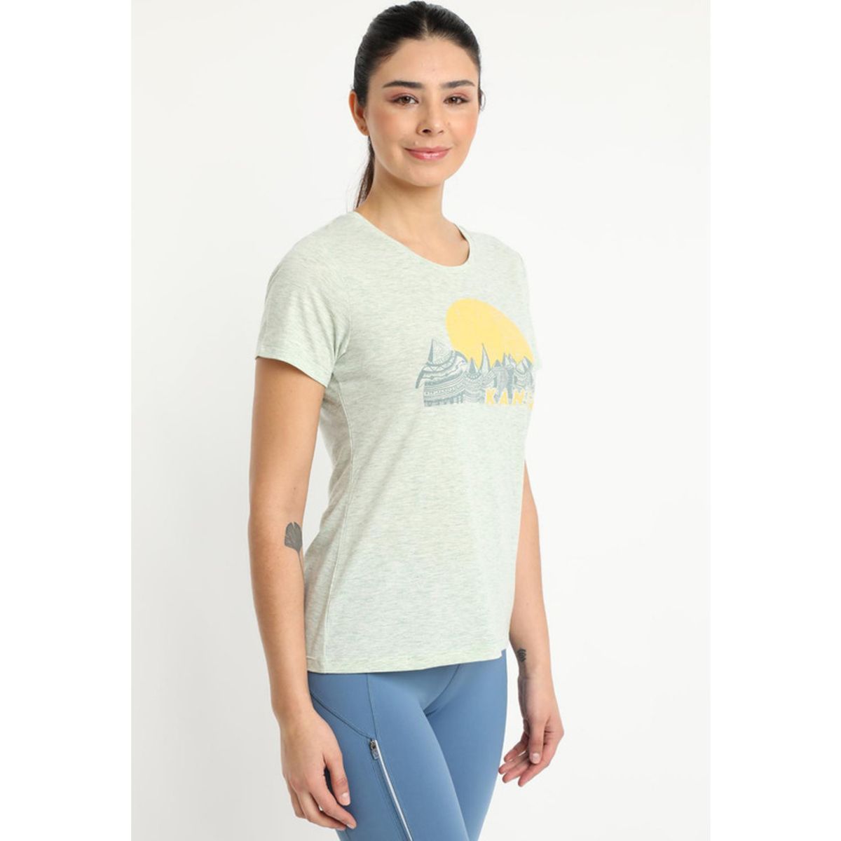 KANNU - Polera Graphics Mujer Verde Kannú KANNU
