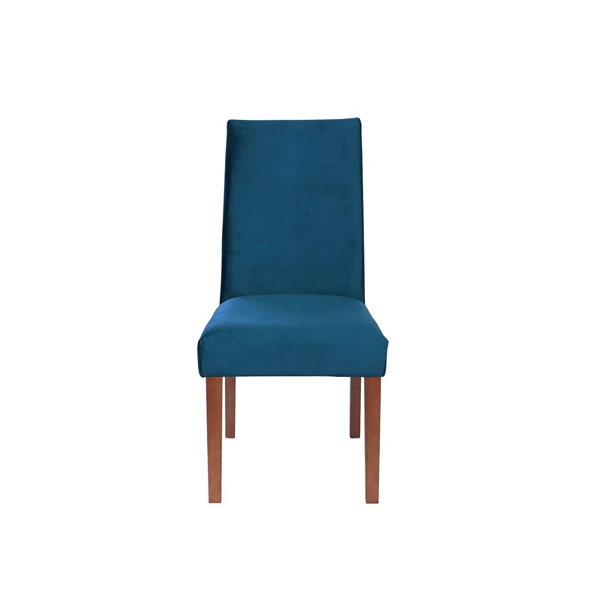 LATAM HOME - SILLA CADIZ  TELA VELVET AZUL PETROLEO