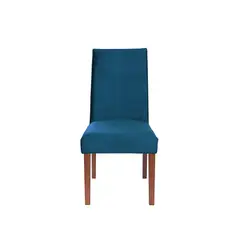 LATAM HOME - SILLA CADIZ TELA VELVET AZUL PETROLEO