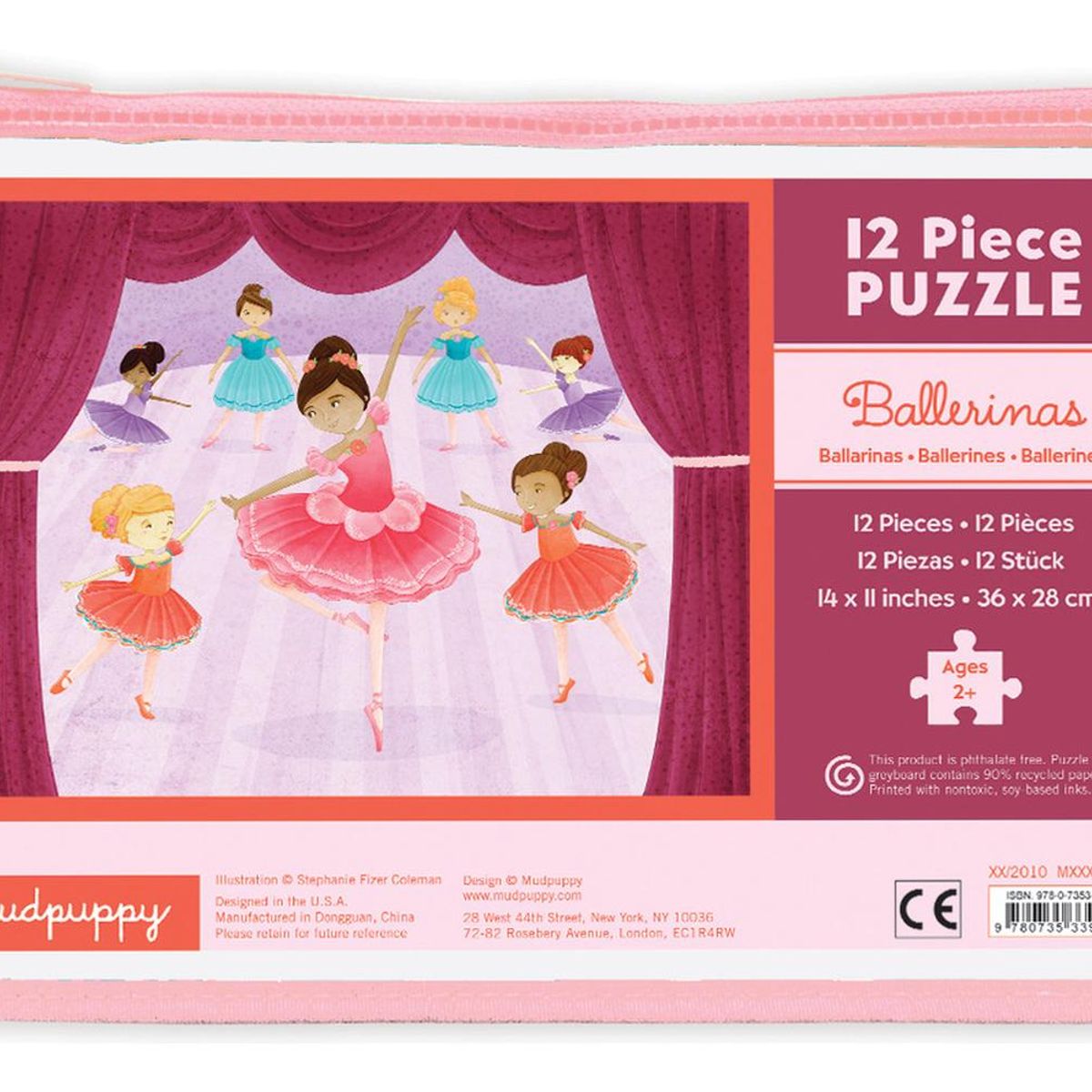 MUDPUPPY - Puzzle 12Pcs En Estuche Bailarinas Mudpuppy