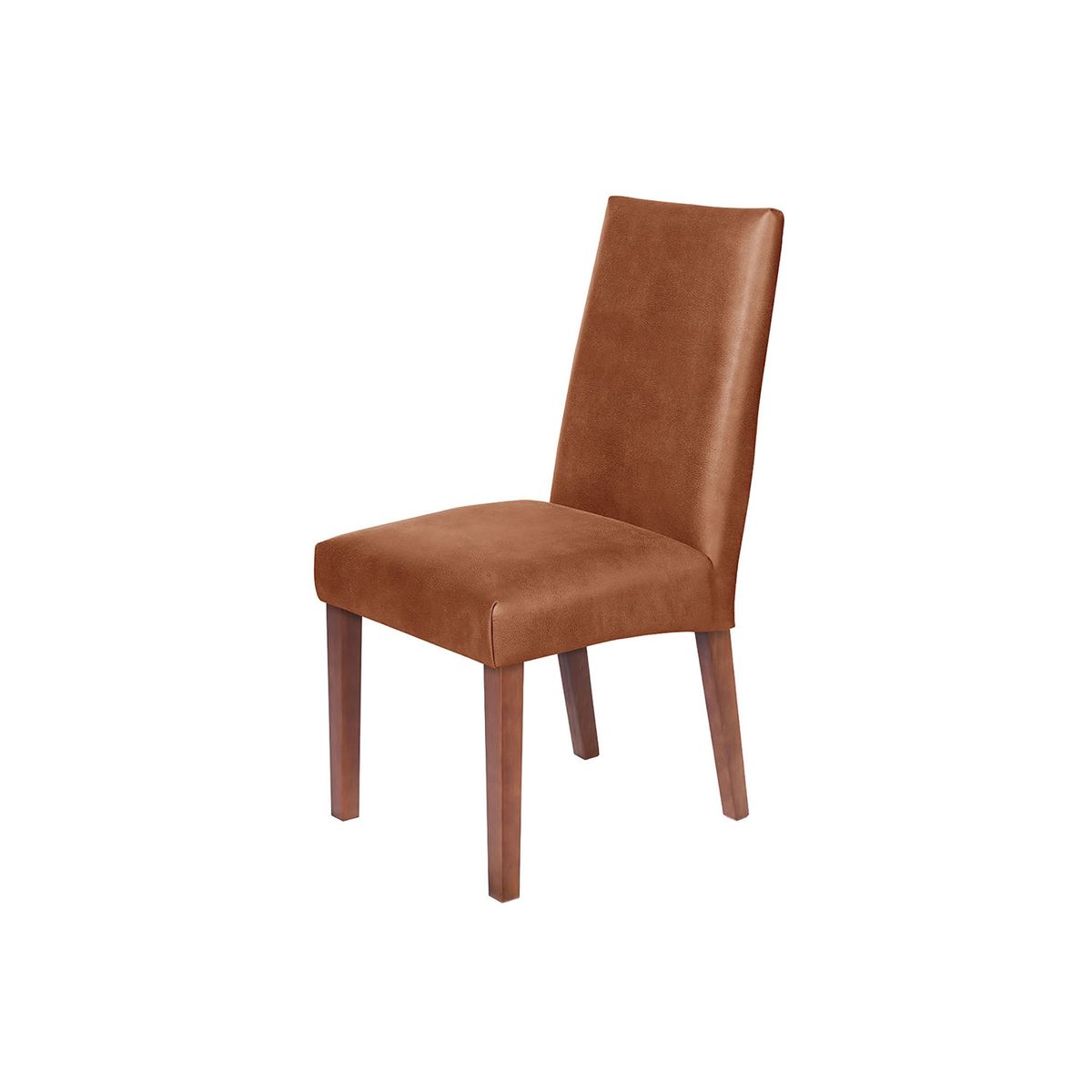 LATAM HOME - SILLA CADIZ  CUERO KENTUCKY CAFÉ CLARO