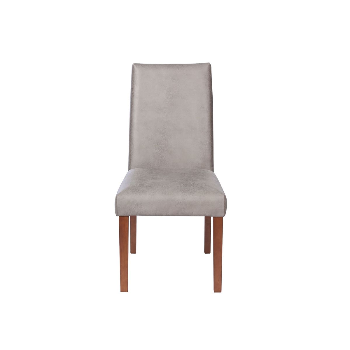 LATAM HOME - SILLA CADIZ  CUERO KENTUCKY GRIS