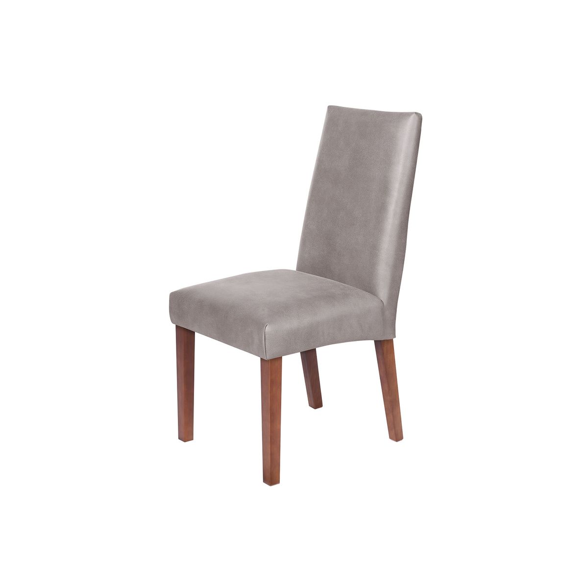 LATAM HOME - SILLA CADIZ  CUERO KENTUCKY GRIS