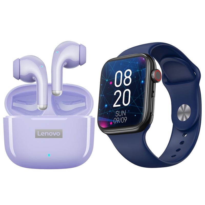LENOVO - Lenovo LP40 PRO Audífonos Bluetooth y T900 Pro Max L smartwatch