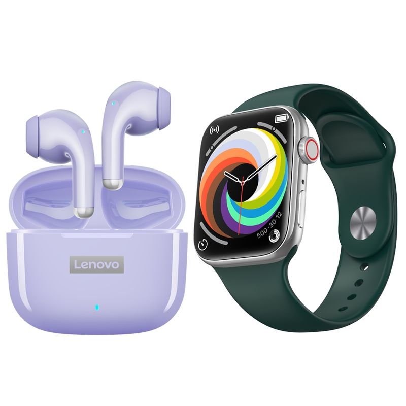 LENOVO - Lenovo LP40 PRO Audífonos Bluetooth y T900 Pro Max L smartwatch