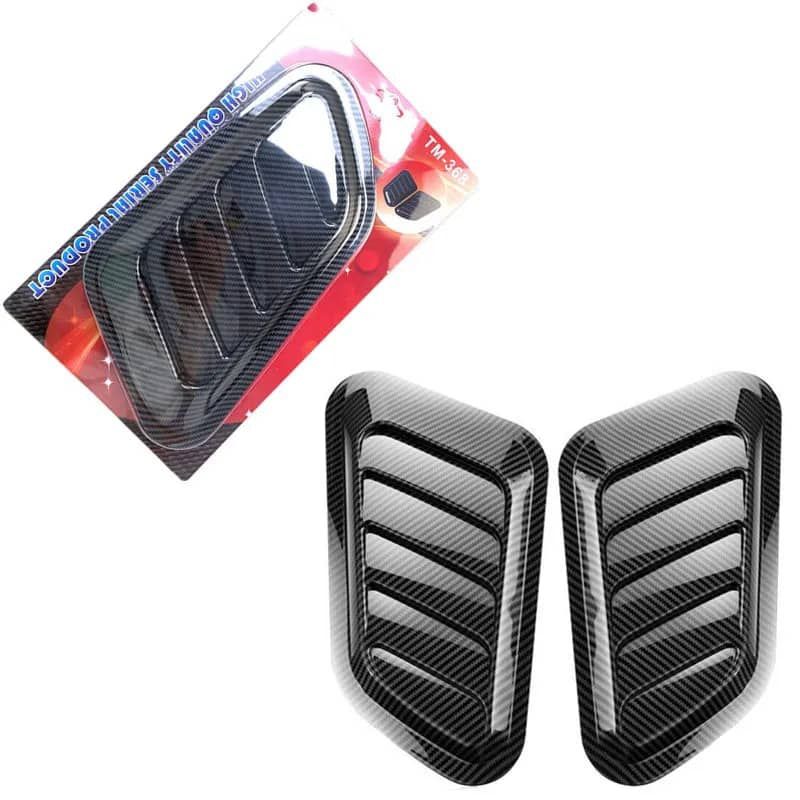 GENERICO - X2 CubiertasToma de flujo aire para capot autos carbono