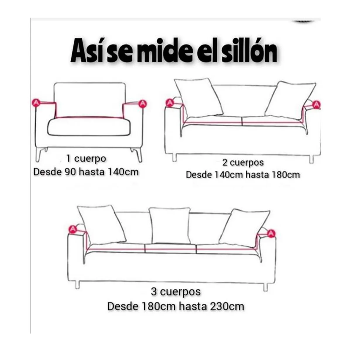 GENERICO - FUNDA CUADRILLE AZUL PARA SILLON DE 1 CUERPO  90-140 CM