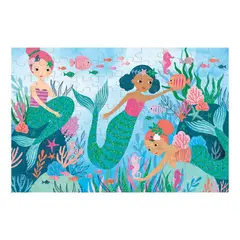MUDPUPPY - Puzzle 100Pcs Glitter Sirenas