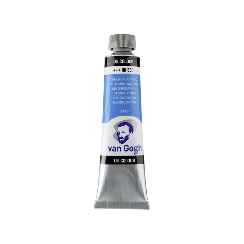 VAN GOGH - Óleo Van Gogh 40ml - 535 Azul Ceruleo Ftalo
