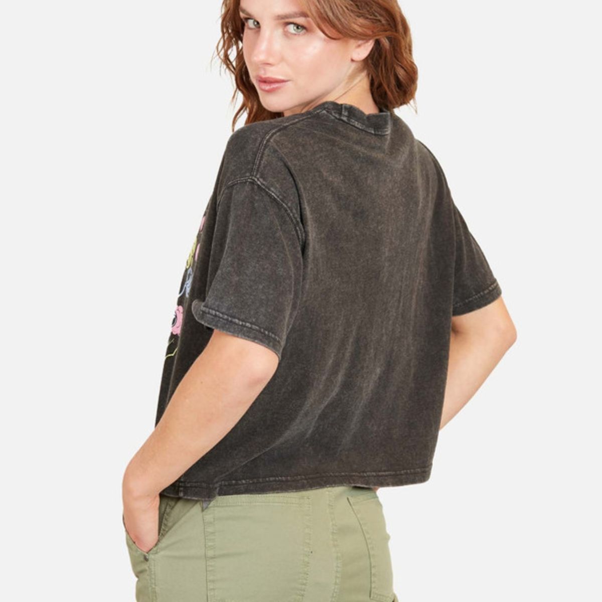 MAUI AND SONS - Polera Connected With The Nature Mujer Negro 