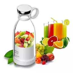 GENERICO - Juguera Batidora Licuadora Vaso Recargable Portatil 262322 Blanco