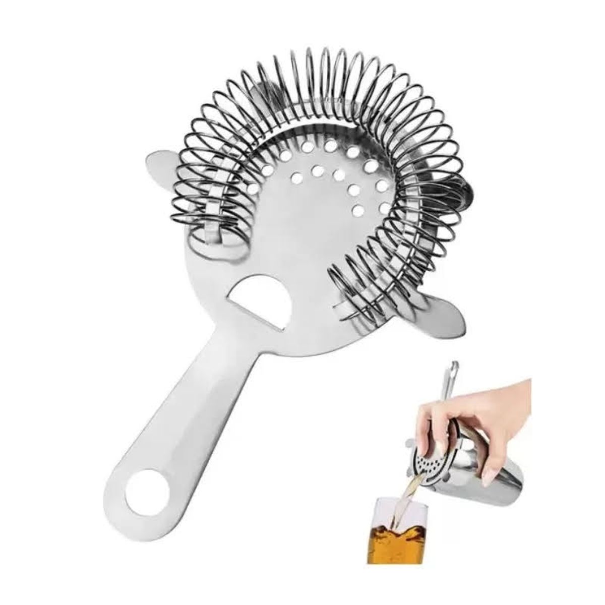 GENERICO - Colador De Bar Para Tragos Cockteleria Oruga Bartender